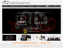 Tablet Screenshot of dtpoland.com